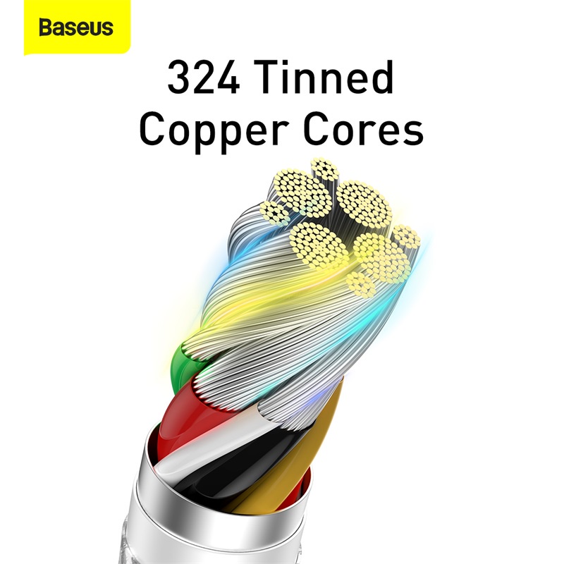 Dây cáp sạc nhanh PD Baseus 100W từ Type-C sang Type-C tiện dụng cho Phone 15 Macbook Pro iPad Xiaomi Samsung - Hình ảnh 8