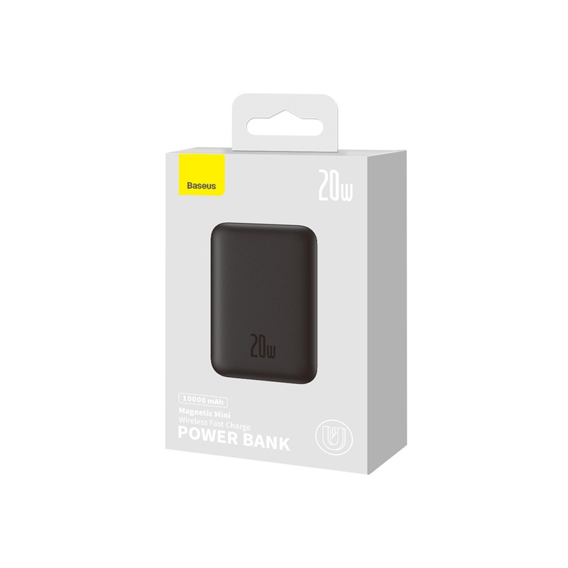 Pin sạc dự phòng không dây BASEUS 10000mah mini có nam châm thích hợp cho phone - Hình ảnh 7