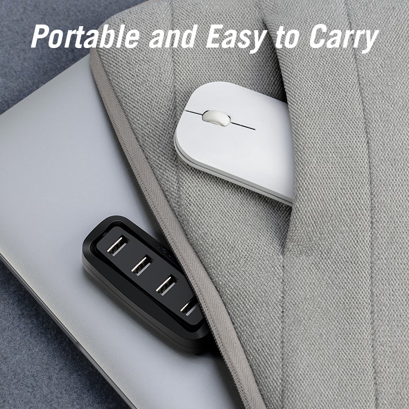 Hub Vention Chia 4 Cổng USB 2.0 Cho Laptop/ Máy Tính/ Huawei Matebook/ HDD - Hình ảnh 9