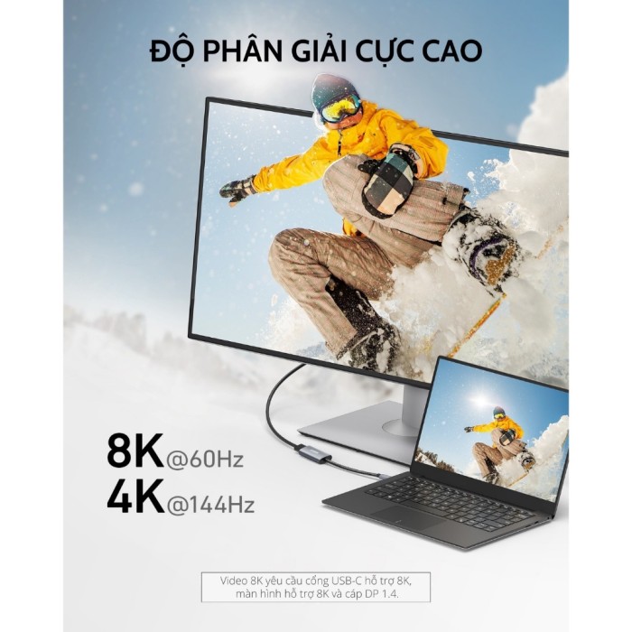 Bộ chuyển đổi Anker 518 USB-C sang DisplayPort- A8318 - Hình ảnh 5